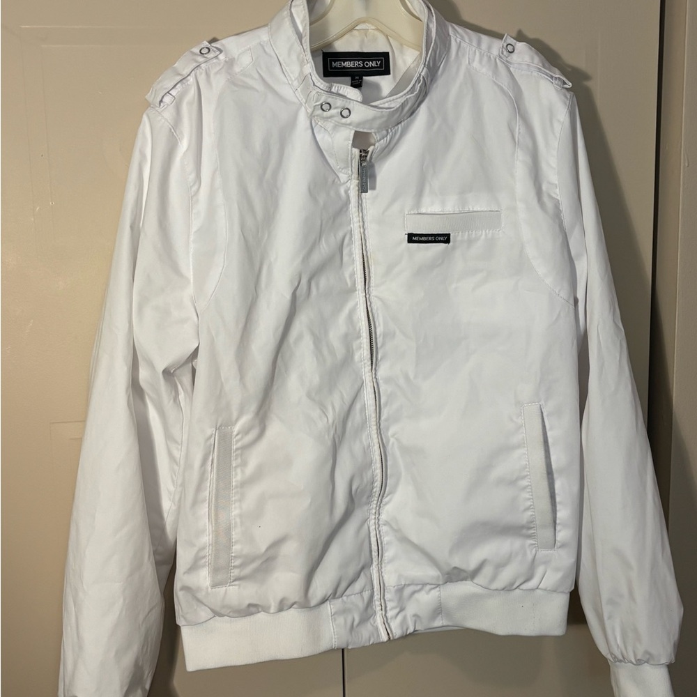MEDIUM Members Only Racer Jacket
